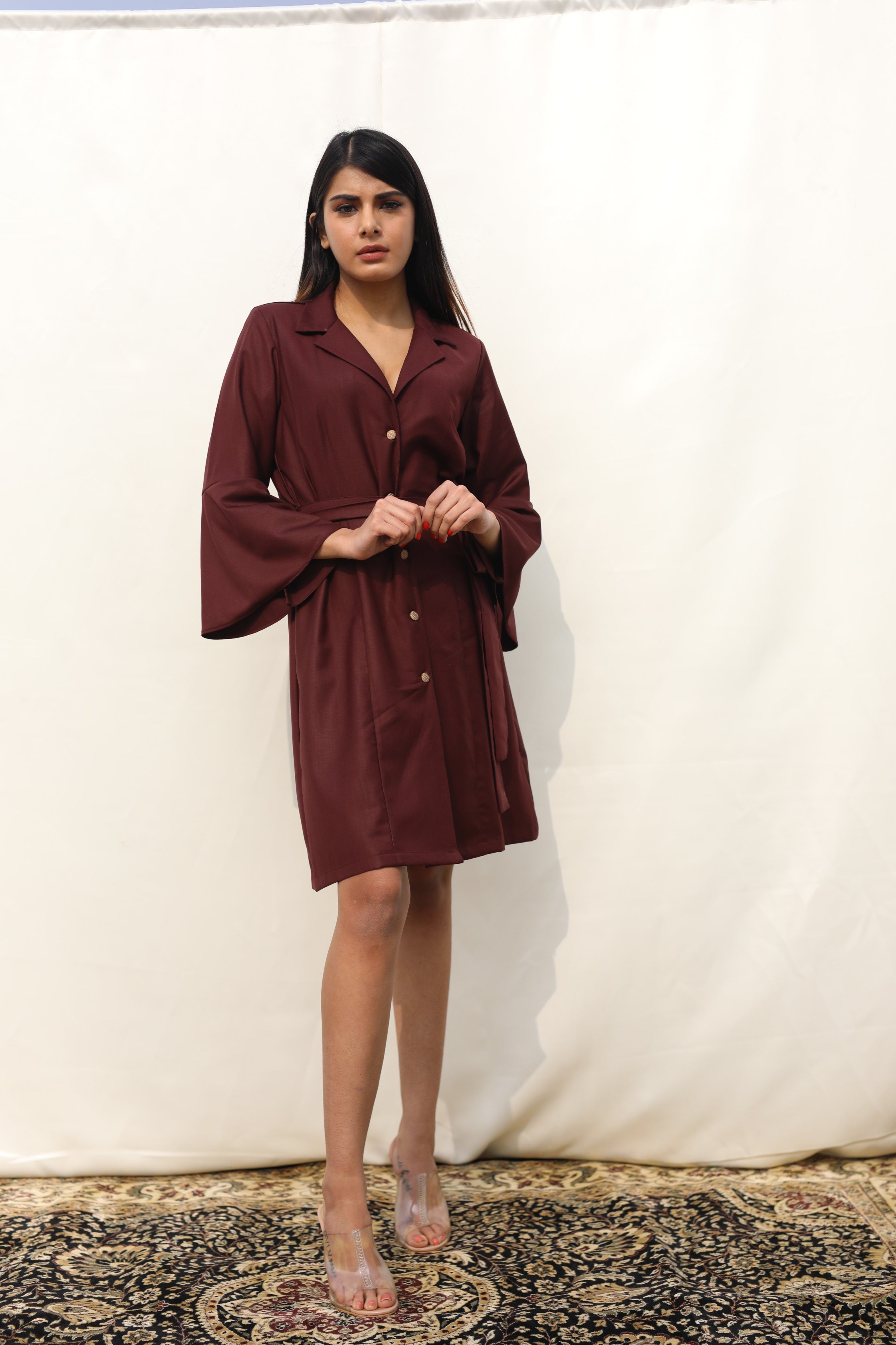 Carmine Rose dress