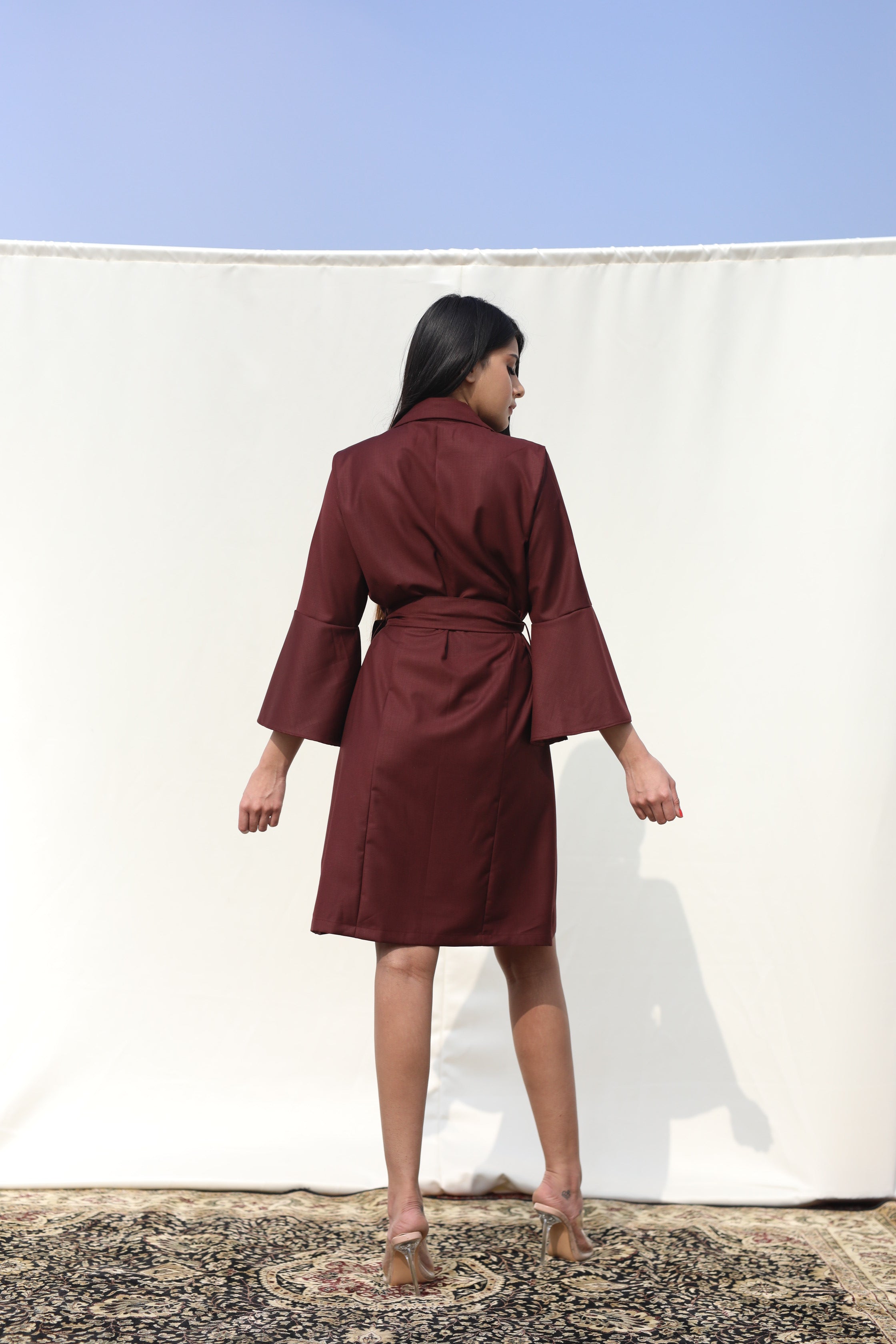 Carmine Rose dress