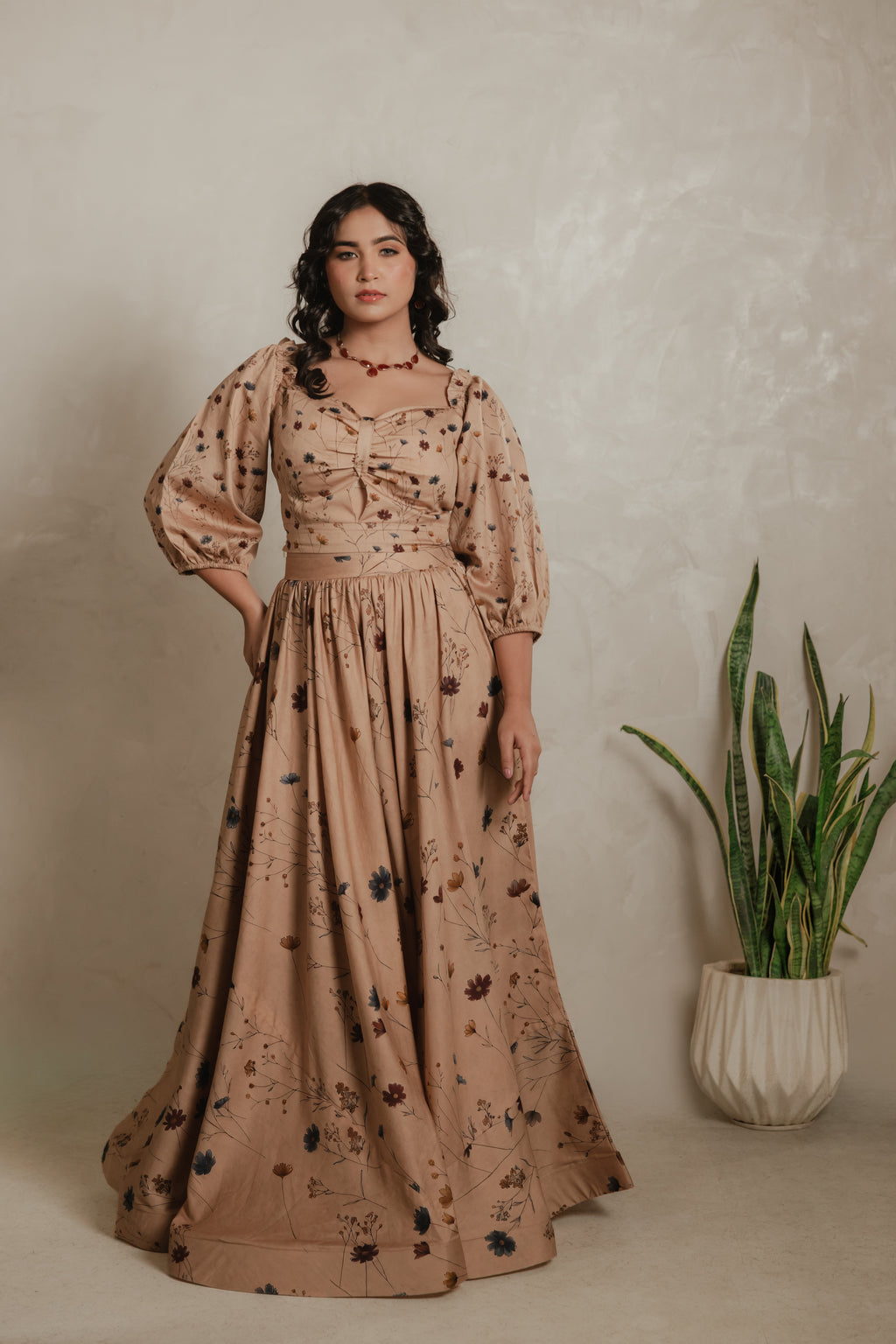 Sthira Nigella co-ord set, front view