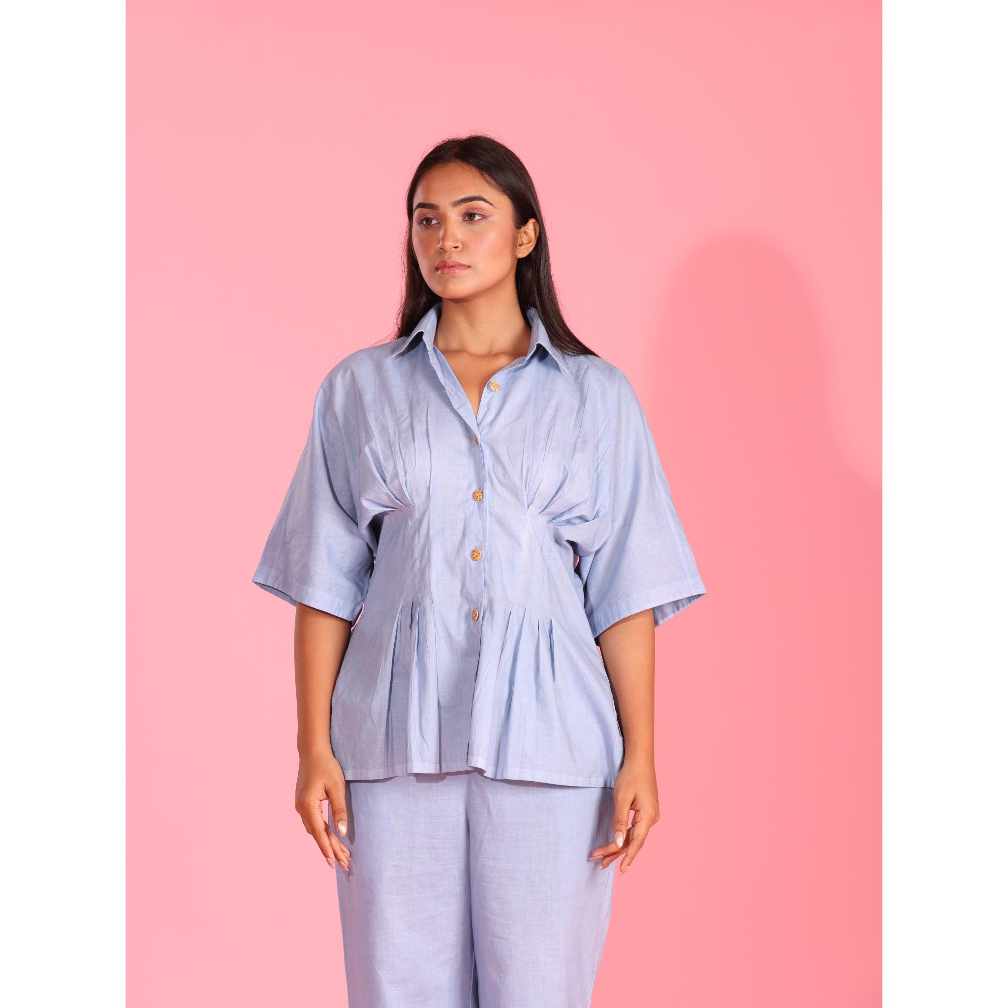 Serene Sky Co-ord Set – Effortless Calm & Elegance