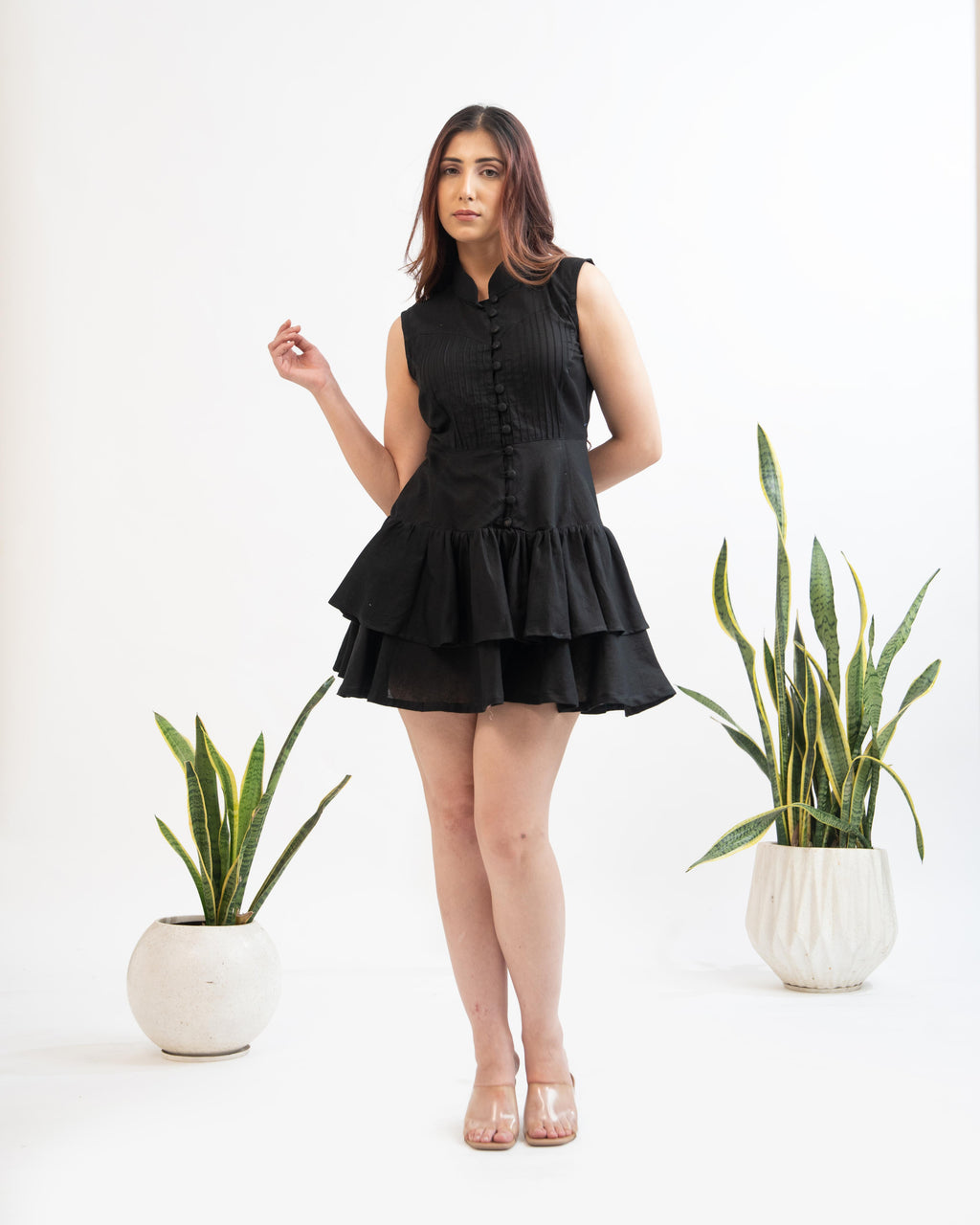 Earth Song Dress: Midnight Black