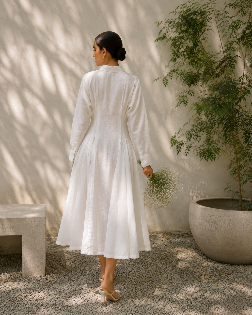 Ahalya Linen A line dress