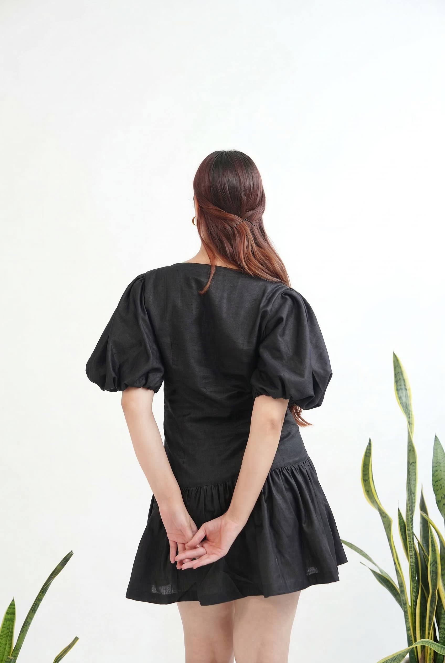 The Ivory Meadow Puff dress