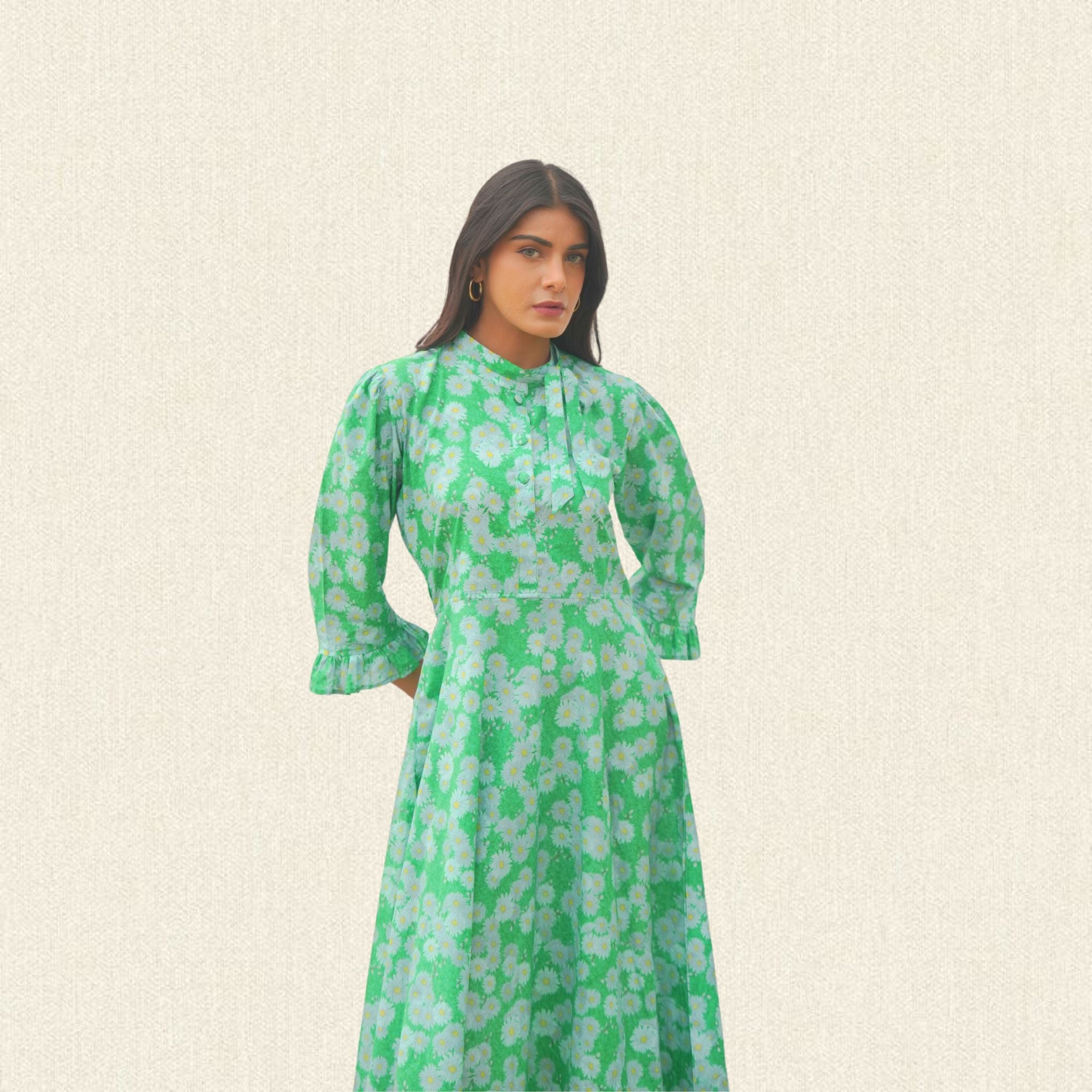 Wild Flower slit dress