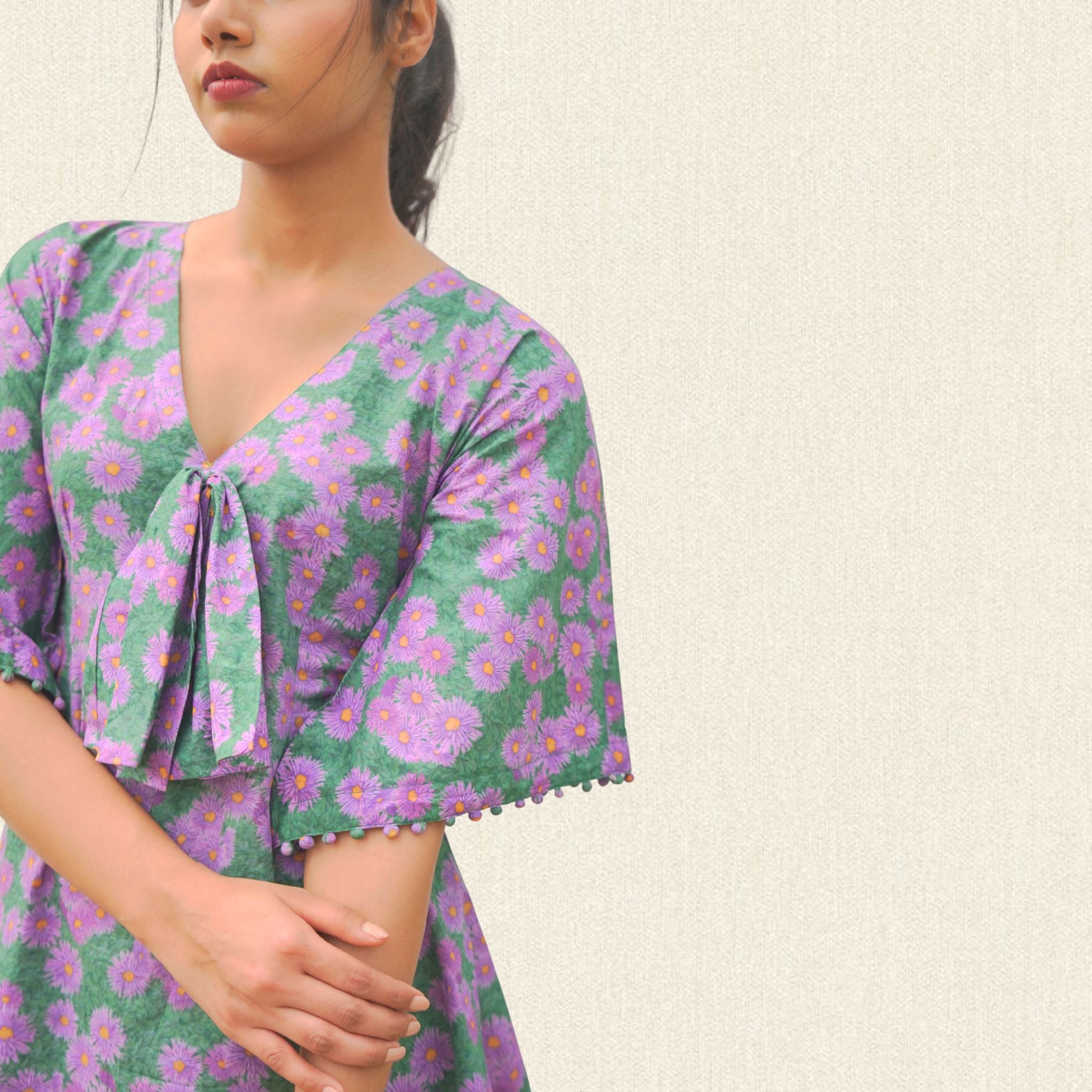 Wild Flower Bow-Dress