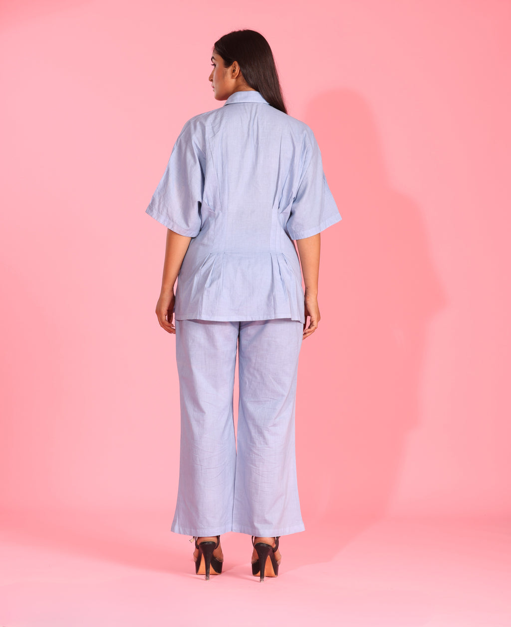 Serene Sky Co-ord Set – Effortless Calm & Elegance