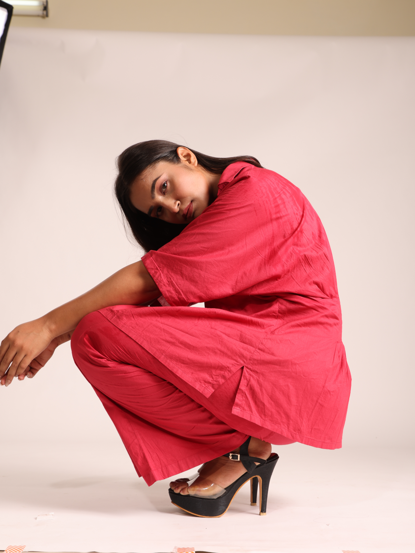 Carmine co-ord set