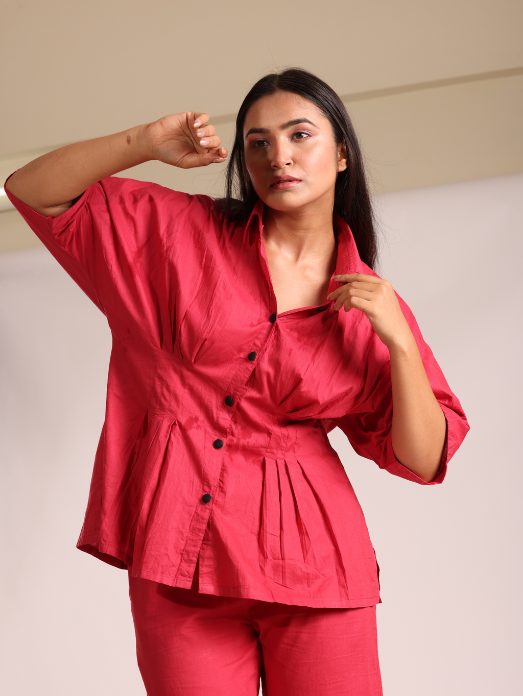 Carmine co-ord set