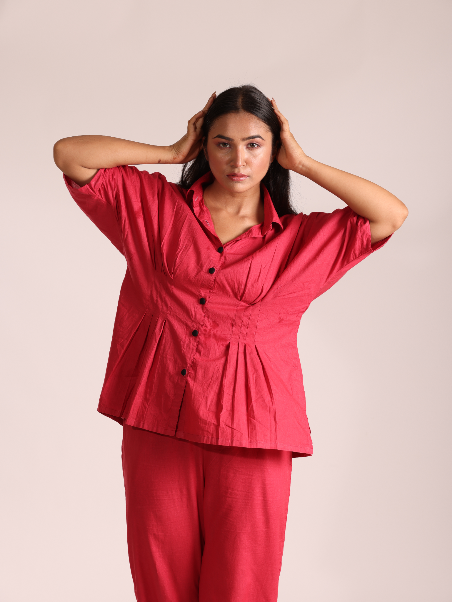 Carmine co-ord set