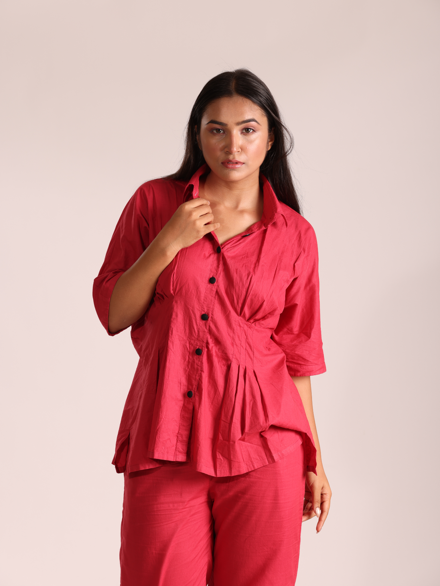 Carmine co-ord set